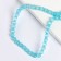 Beads made of natural stone "Cat Eye" set of 50 pcs., 1 pc. - 8 mm, turquoise