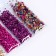 Glass chips for epoxy resin, set of 6 colors, weight 1 color - 5 g