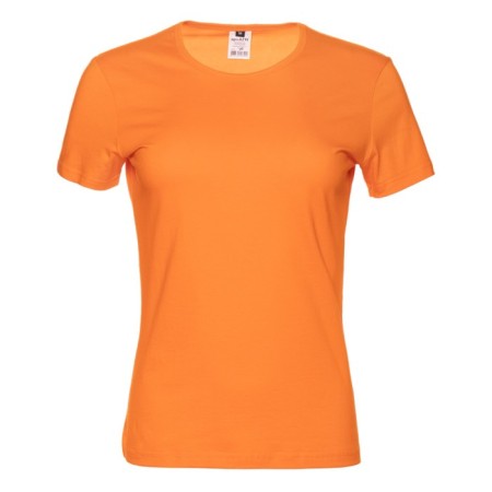 Female T -shirt, size 48, orange color