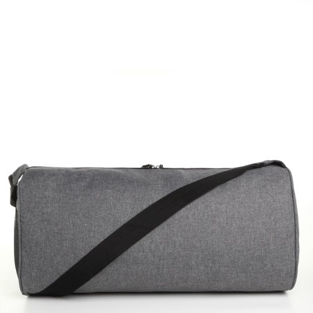 Sports bag with lightning, external pocket, long belt, gray color-2