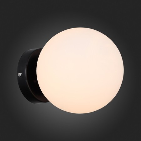 Wall lamp EVOLUCE. SL717.401.01. Acini. 1x40 W, E27, 18x18x22 cm, black color-5