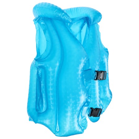 Vest for swimming "on the wave", p. S, 45 x 35 cm, blue color-1