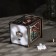 LED figure "Bronze Lantern with Santa Claus" 7 × 13 × 3.5 cm, plastic, batteries AG13x3, glow warm white
