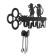 4-local "mice" hanger, black matte color