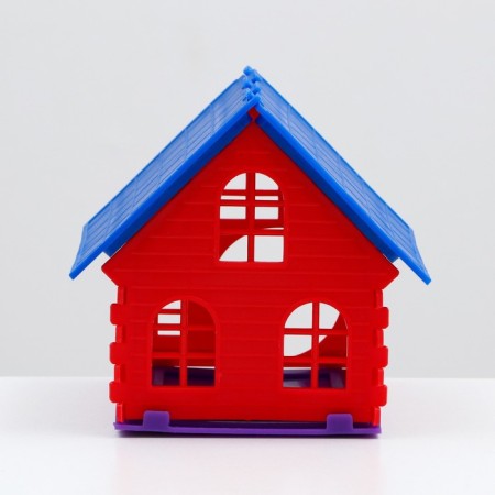 House for a hamster one -story with the base-10