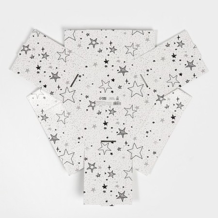 Gift folding box, packaging, “stars”, 26 x 22.5 x 8 cm-4