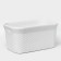 Basket for iron underwear "Rotang", 32 l, 50 × 31 × 25 cm, white color
