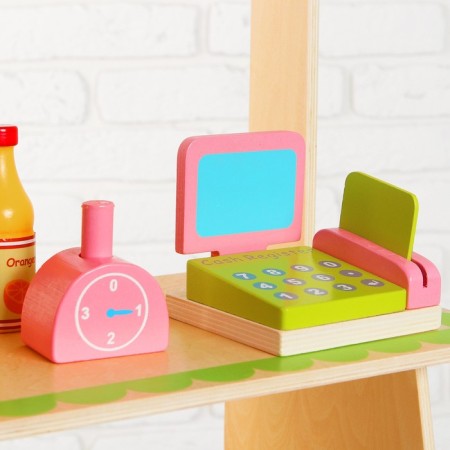 Game set "Play the store", wooden products in the set-1
