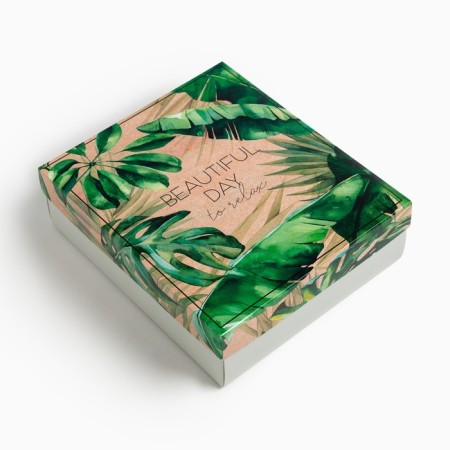 Tropics gift set, 30x60 cm towel and accessories.-9