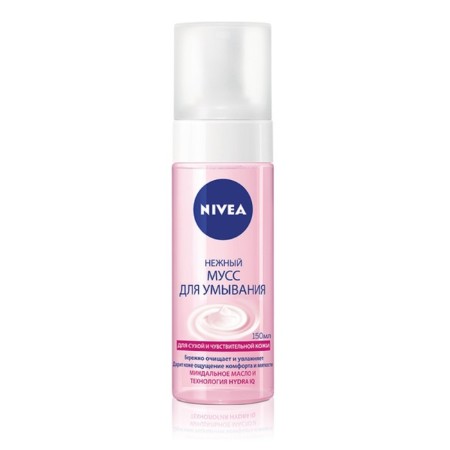 Delicate mousse Nivea, for dry skin, 150 ml
