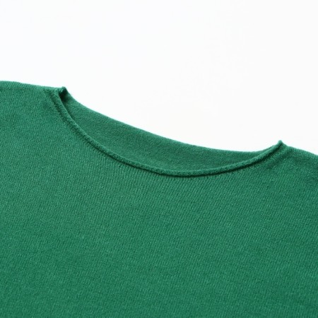 Female jumper minku, green color, rr 42-44-6