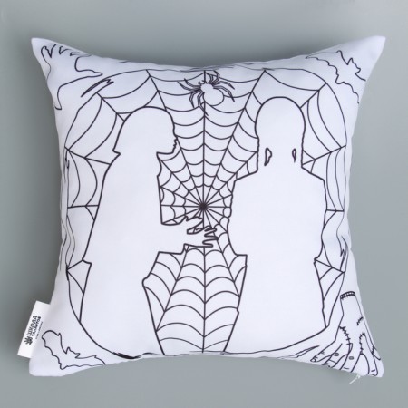 Pillowcase for coloring "Web", 30 x 30 cm-6