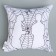 Pillowcase for coloring "Web", 30 x 30 cm