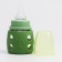 A bottle in a silicone case, glass, classic throat, +0 months, 60ml., Mix color for a boy