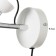 Sconces with a switch on the wire "Claudia" E27 40W white 28x15x20cm