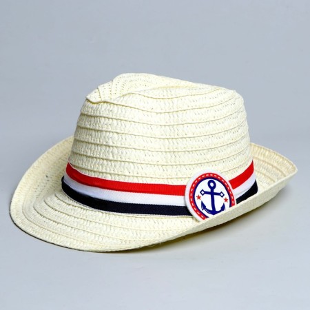 Panama straw nursery for the boy "Anchor", river 52-54-2