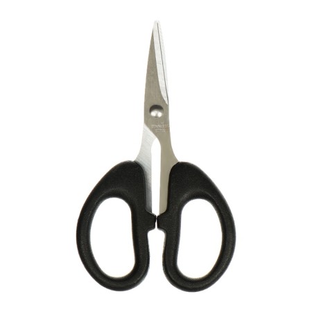 Chancellery scissors 11.7 cm office plastic handles, euro suspension-1
