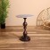 Coffee table 41x41x57 cm, aluminum/marble