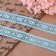 Capricon lace, 22 mm × 10 ± 1 m, blue color