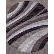 Ковёр овальный Merinos Silver, размер 200x300 см, цвет gray-purple