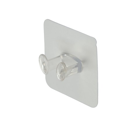 Holder with an adhesive surface of the tundra, 60x60 mm, for a fork, transparent-26