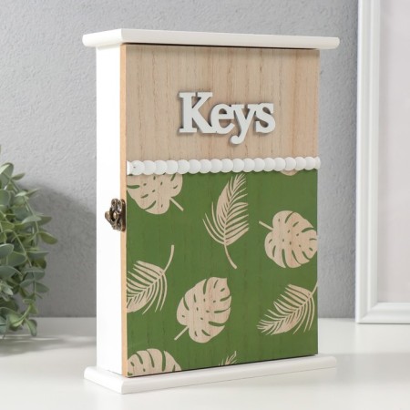 Keywood tree 5 hooks "Palm leaves" 6x20x25.8 cm-1