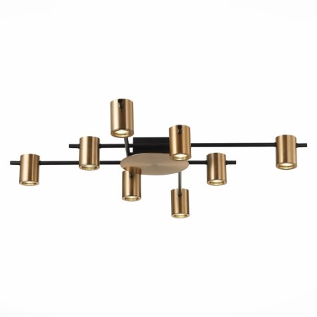 Ceiling lamp ST LUCE. SL1207.402.08. Veroli. 8x7 W, GU10, 85x85x11 cm, black color-5
