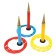 Set 3 in 1 "Summer in Movement": ringbrush (3 racks, 6 rings), jump rope 2.8 m, boomerang