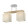 Ceiling lamp 2x60W E27, size 38x12x28.5 cm
