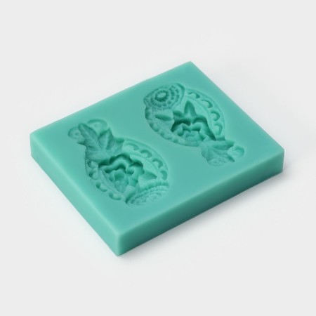 Mold "Hawaiian pineapple", silicone, 7.5 × 6 cm, color mix-3