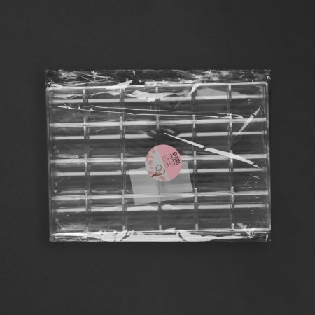 Organizer for threads, for 48 rumps, 18 × 13 × 2.5 cm, the color is transparent-5