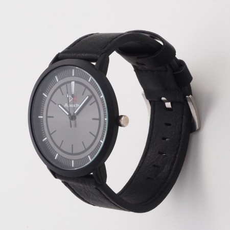 Men's wristwaters "Ares", D-4.5 cm, black strap-1