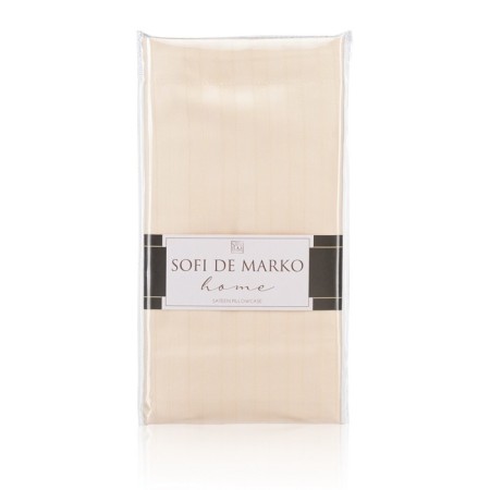 Pillowcase "Morgan", size 70x70 cm, beige color-1
