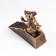Stopper door cast iron "mouse" Golden Patina 11x4x14 cm