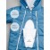 Combineson children's demi -season Amarobaby Spring, height 62 cm, blue color