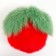 Fluffy on a ring with a carbine "tomato" d = 8 cm