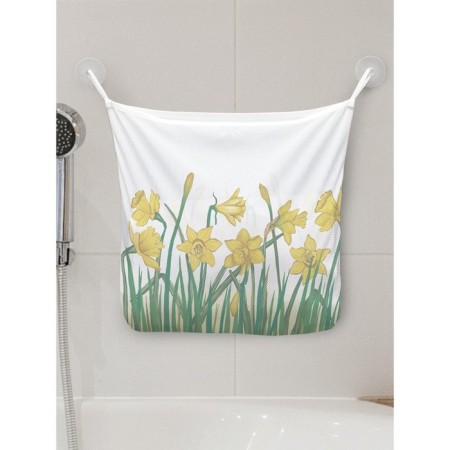 Organizer in a bath on suction cups "Spring Narcissions", for storing toys and trifles, size 33x39 cm