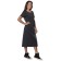 Female dress, size 46, color anthracite, dark gray
