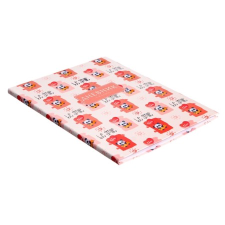 Diary for grades 1-4, "pandochki-smell", integral (flexible) cover, matte lamination, selective varnish, 48 sheets-1