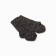 Mittens double manual embroidery, color black, river 18