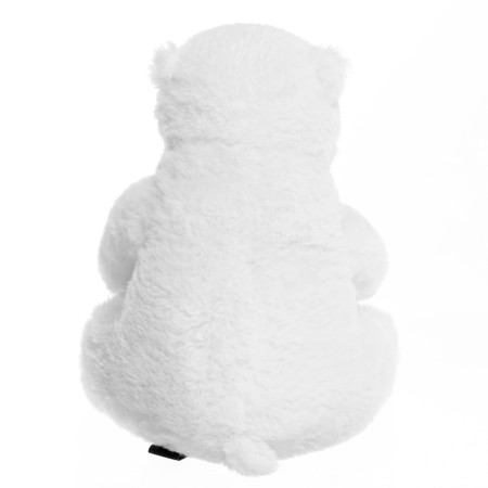 Soft toy "Bear White with Heart", 23 cm-6
