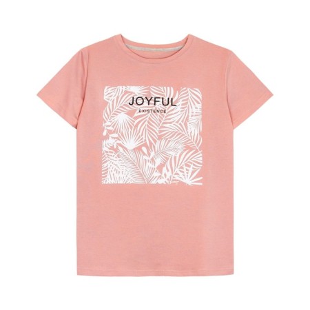 Women's T-shirt Let’s Go, size 44, pale pink color-2