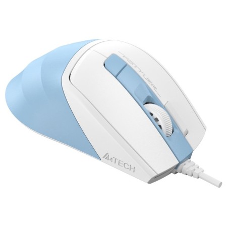 Mouse A4Tech FSTYLER FM45S AIR Blue/White optical (2400DPI) Silent USB (7but)-2