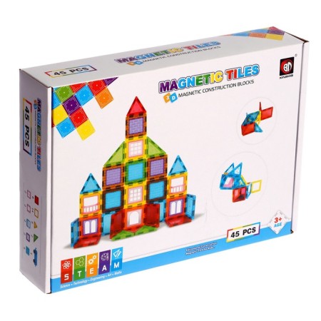 Magnetic designer "Magic Magnet", 45 parts-5