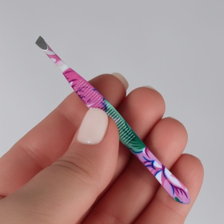Pinzet begged, narrow, 8.5 cm, mix drawing-4