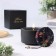 Aromatic candle "Soy Wax", passion, black, 9x9 cm