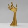 Stand for jewelry "Hand" 9.5 × 7 × 24, color gold