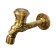 Bronze de Luxe 21594/2 crane, for a bath, long, nozzle for a hose