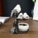 Souvenir Polystone SPRISE "Three white sparrows on a snag" 17.5x12x7 cm