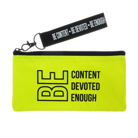 Penal is soft, 1 compartment, 100 x 195 mm, flat, reflective element, Phoenix "Your Rules" yellow 61331-1